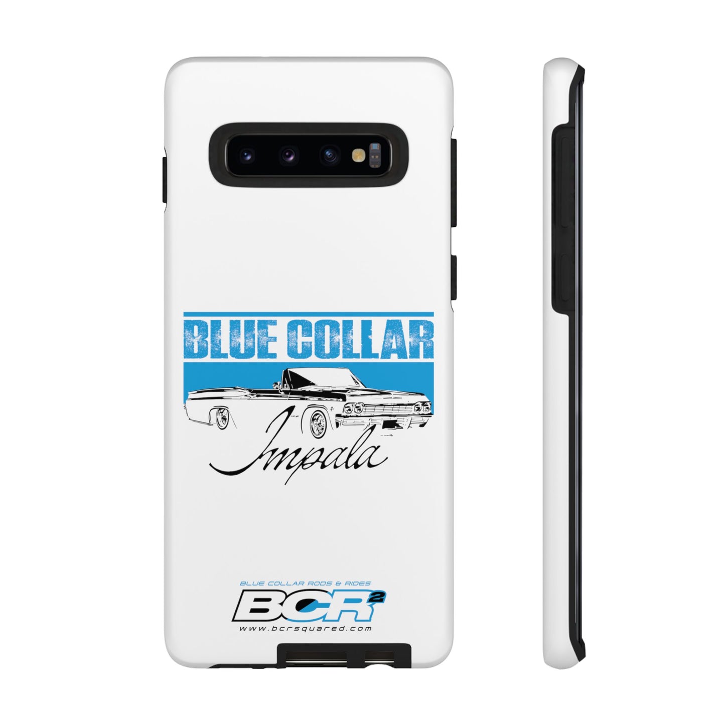 Blue Collar Impala White Phone Cases