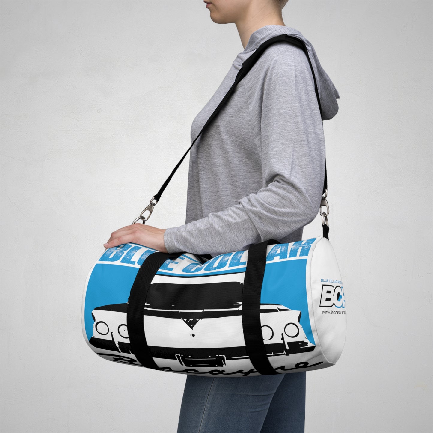 Blue Collar Biscayne White Duffel Bag