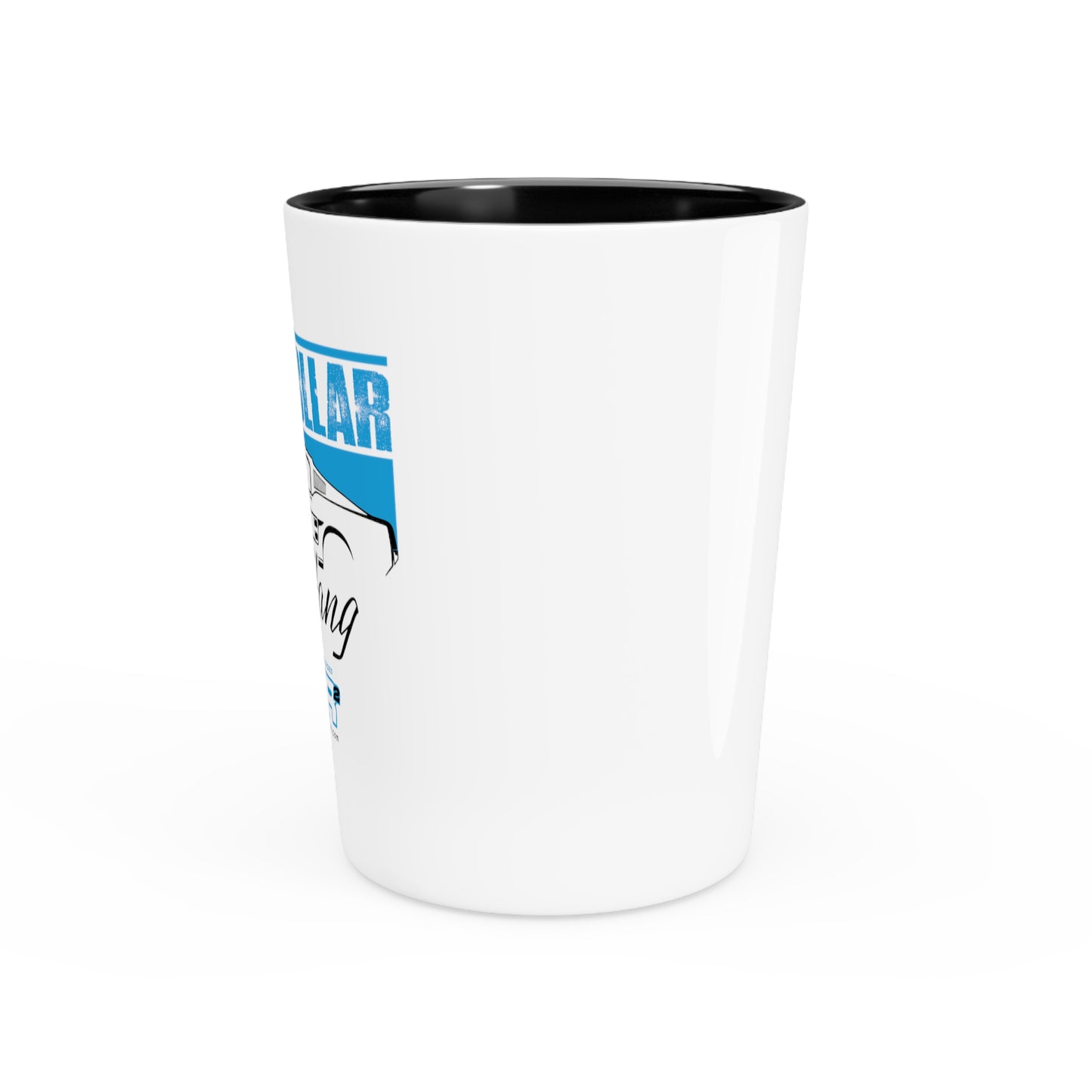 Blue Collar Mustang Shot Glass