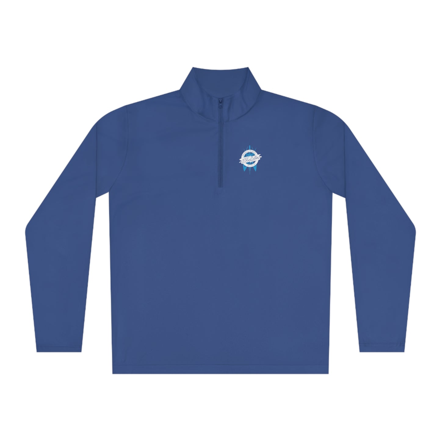 Blue Collar Pinstripe Quarter-Zip Pullover