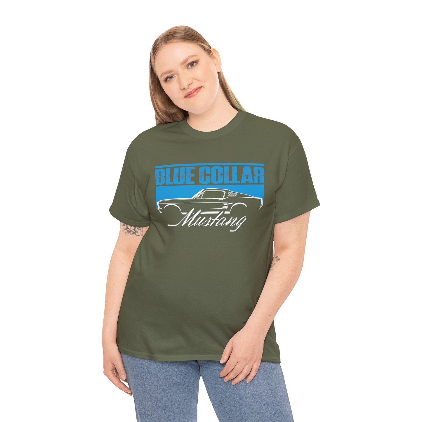 Blue Collar Mustang Tee