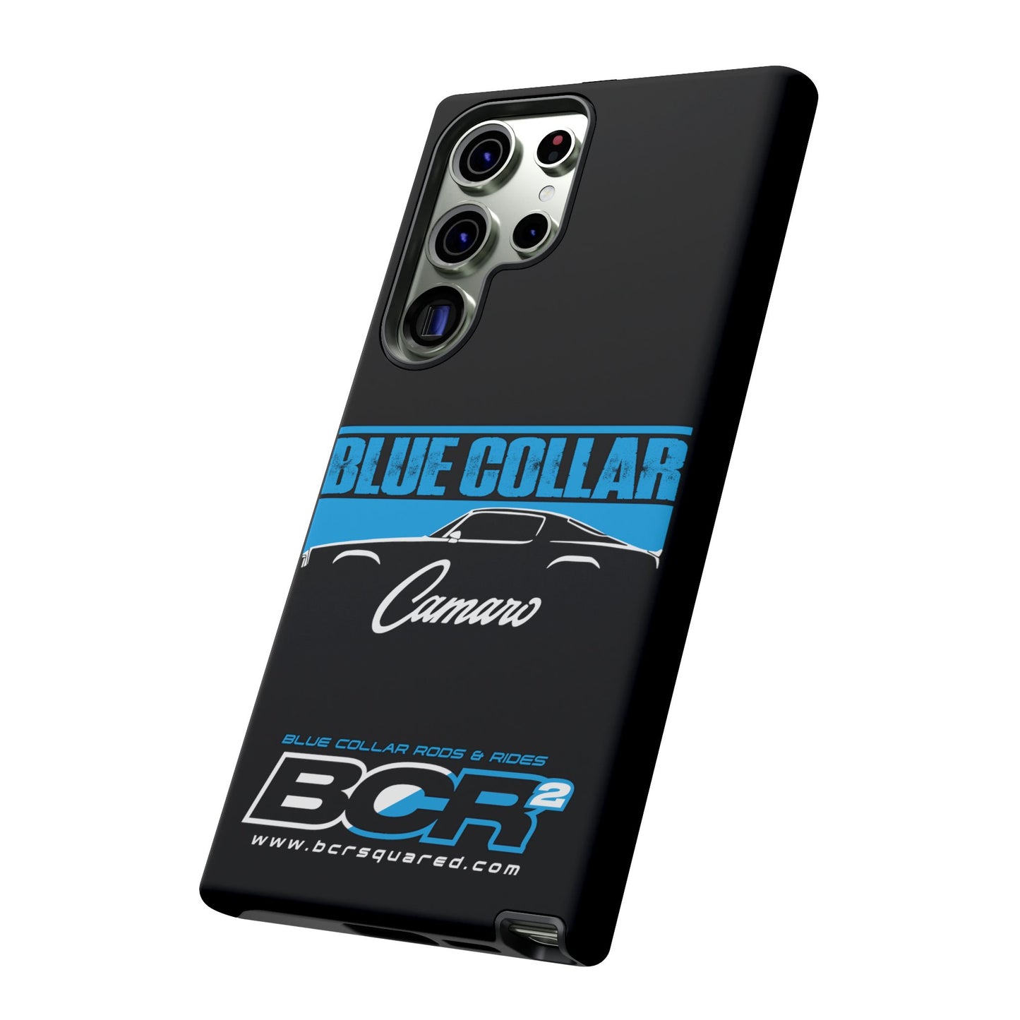 Blue Collar 2nd Gen Camaro Black Phone Cases