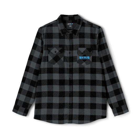 Blue Collar Block Logo Flannel Shirt