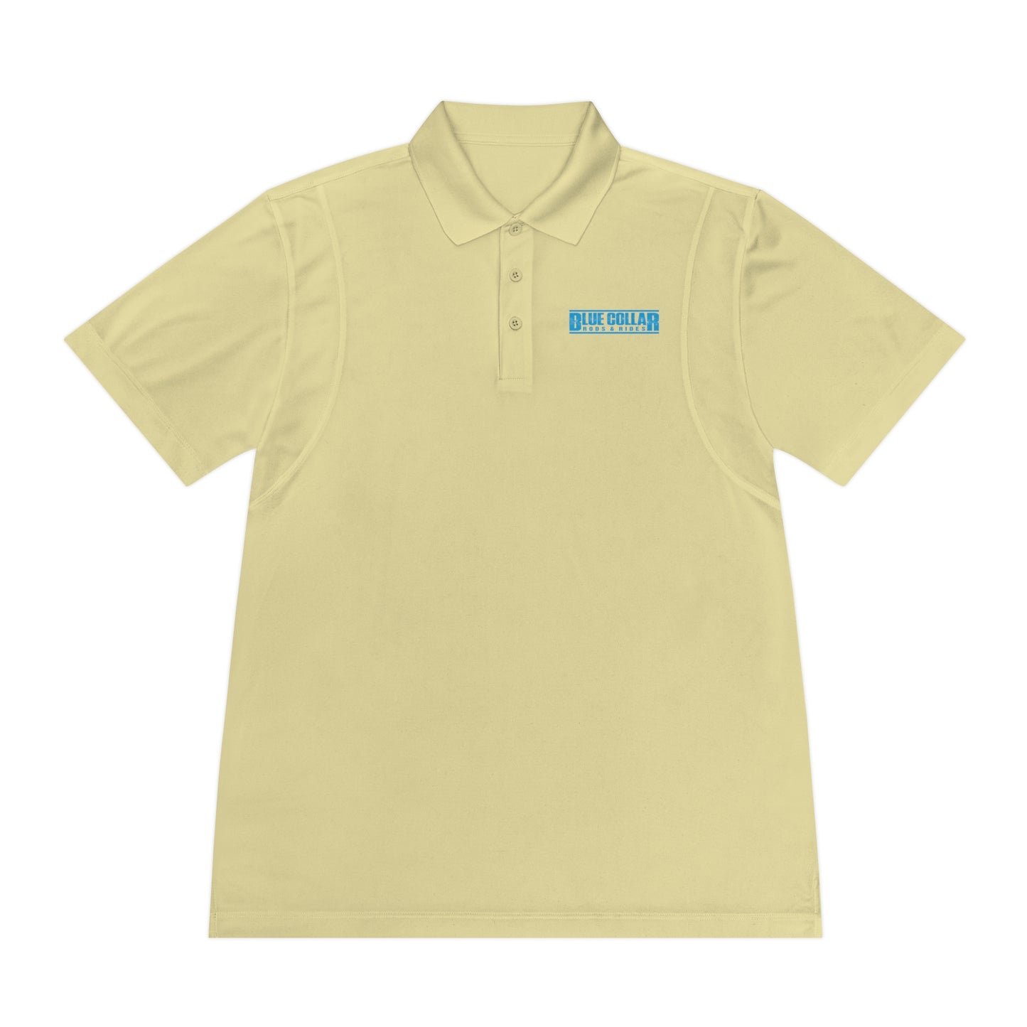 Blue Collar Block Logo Polo Shirt