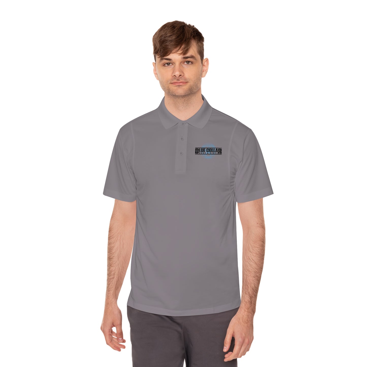 Blue Collar Wheel Polo Shirt