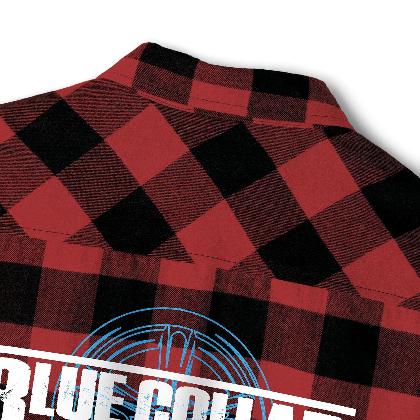 Blue Collar Wheel Flannel Shirt