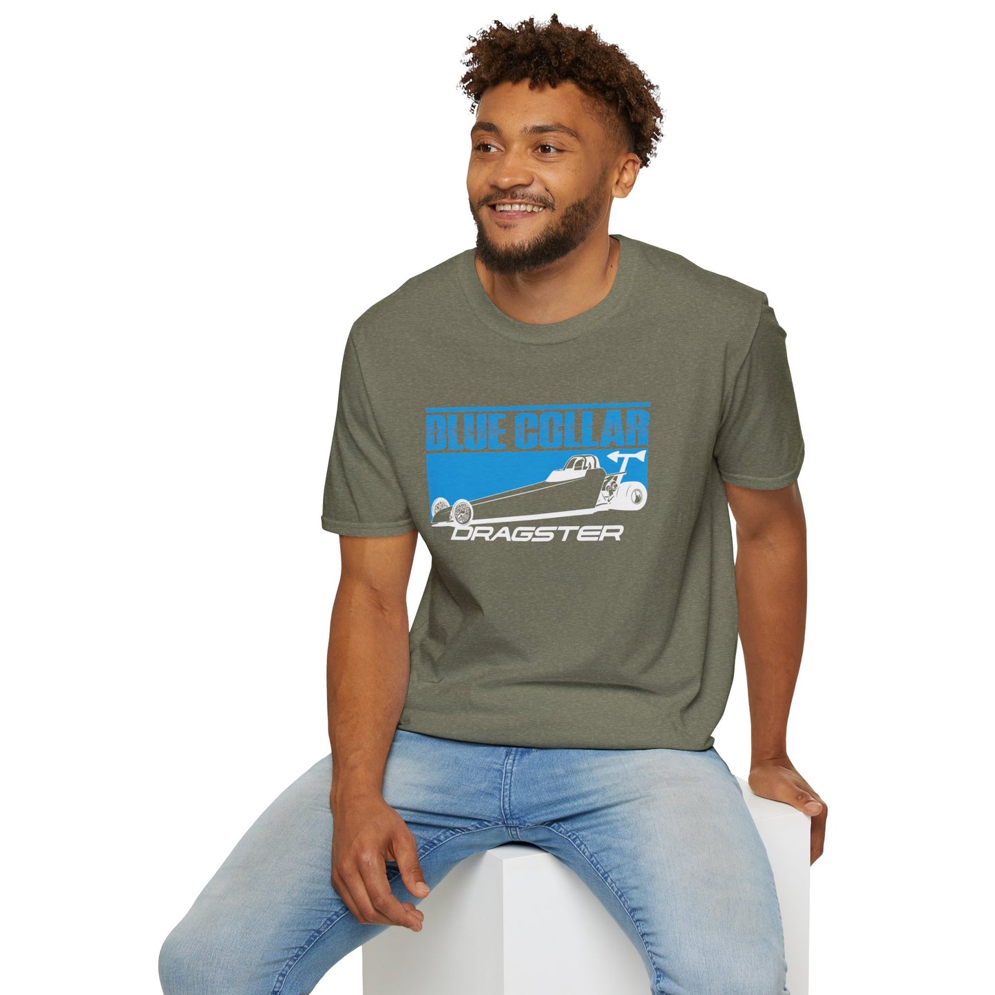 Blue Collar Dragster Tee