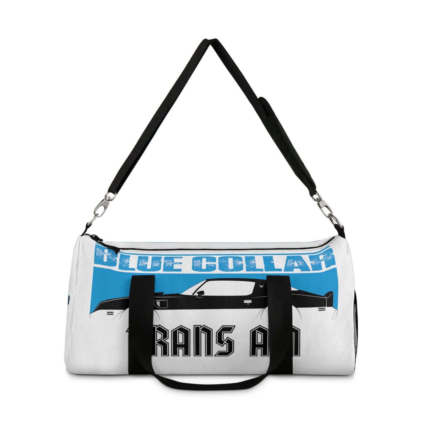 Blue Collar Trans Am White Duffel Bag