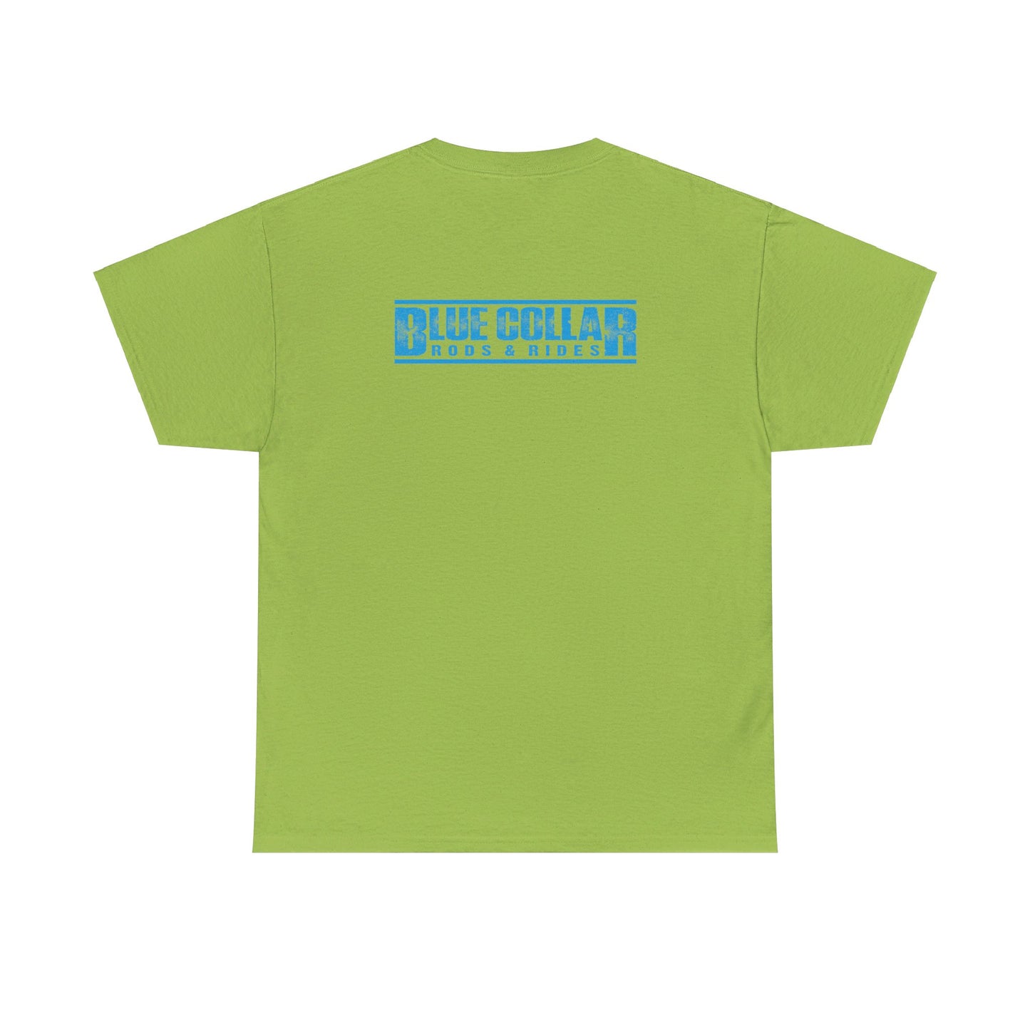 Blue Collar Block Logo Small Front Tee