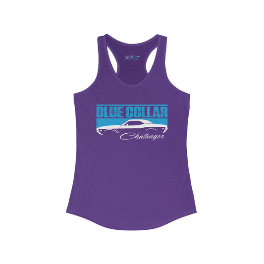 Blue Collar Challenger women's tank top