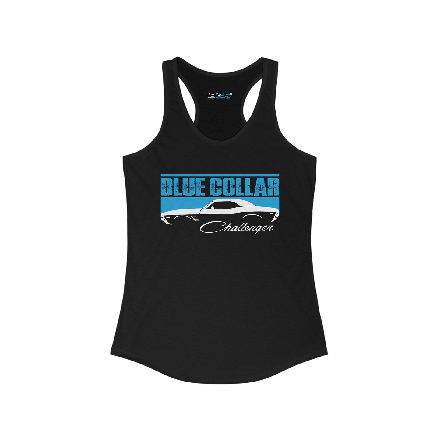 Blue Collar Challenger women's tank top