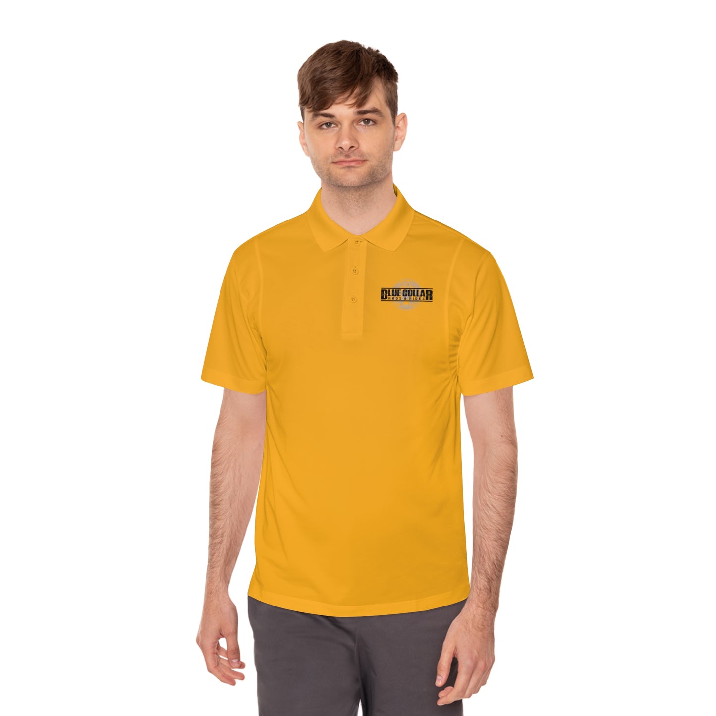 Blue Collar Wheel Polo Shirt