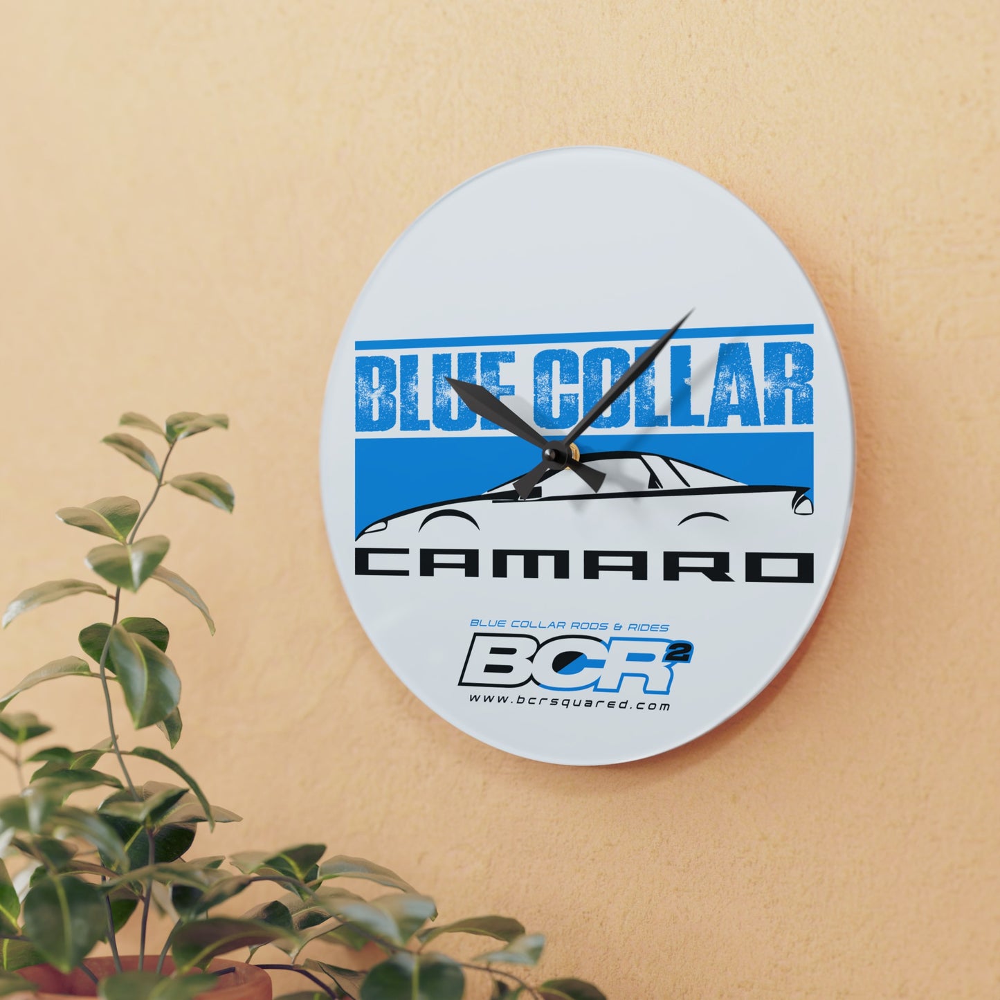 Blue Collar 4th Gen Camaro Wall Clock