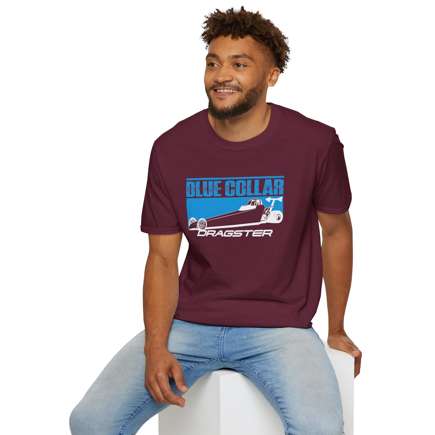 Blue Collar Dragster Tee