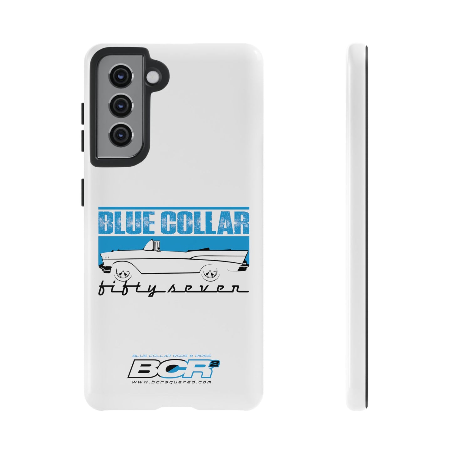 Blue Collar Fifty Seven White Phone Case