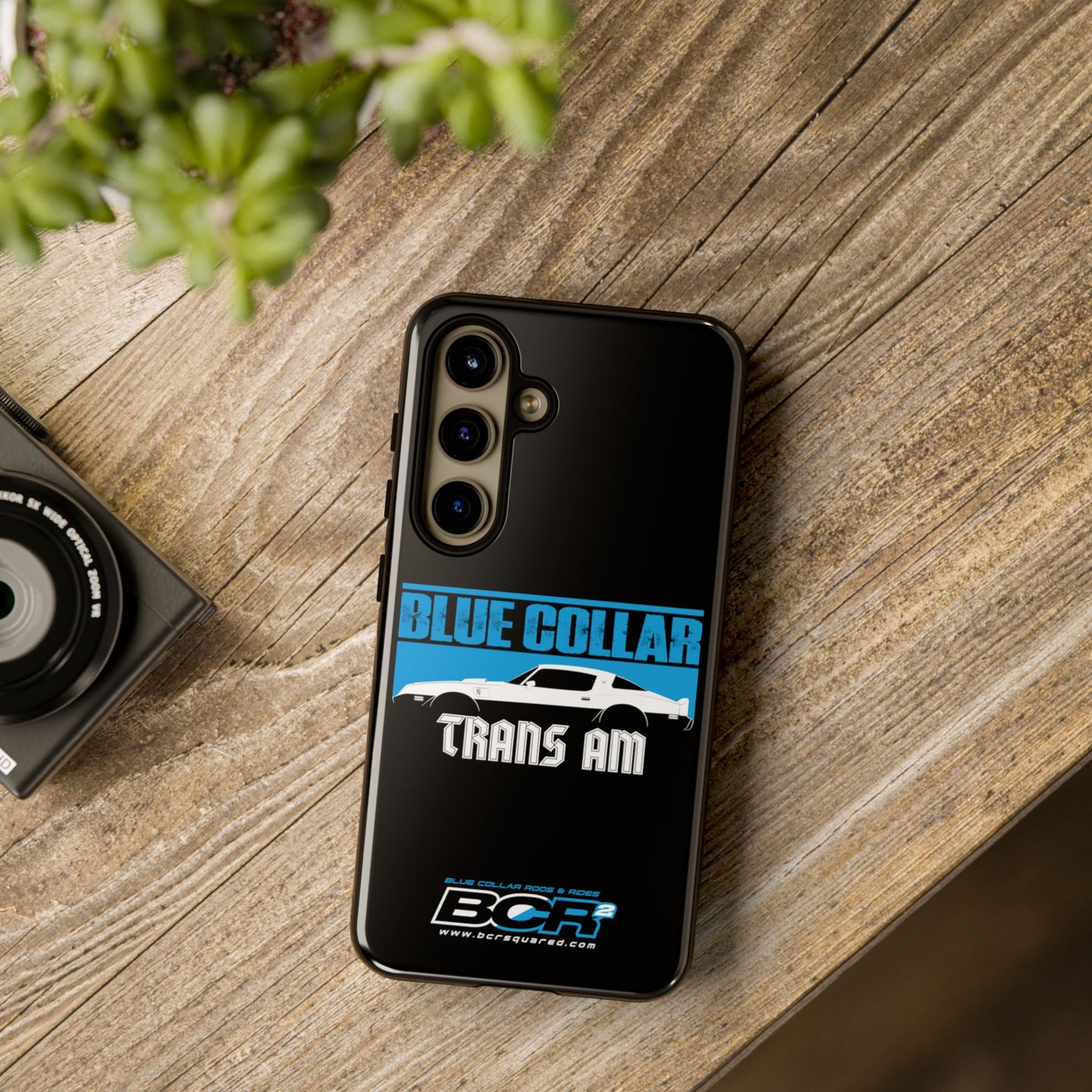 Blue Collar Black Phone Case