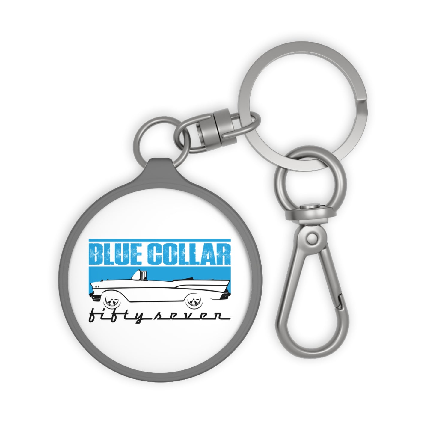 Blue Collar Fifty-Seven Keychain