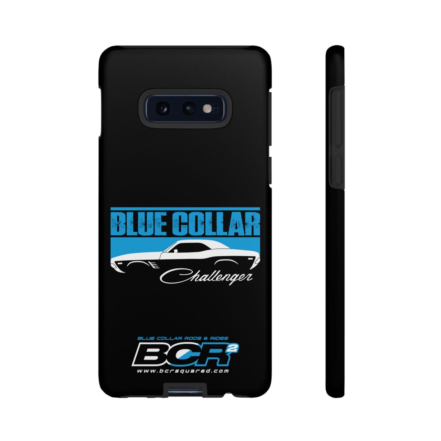 Blue Collar Challenger Black Phone Cases