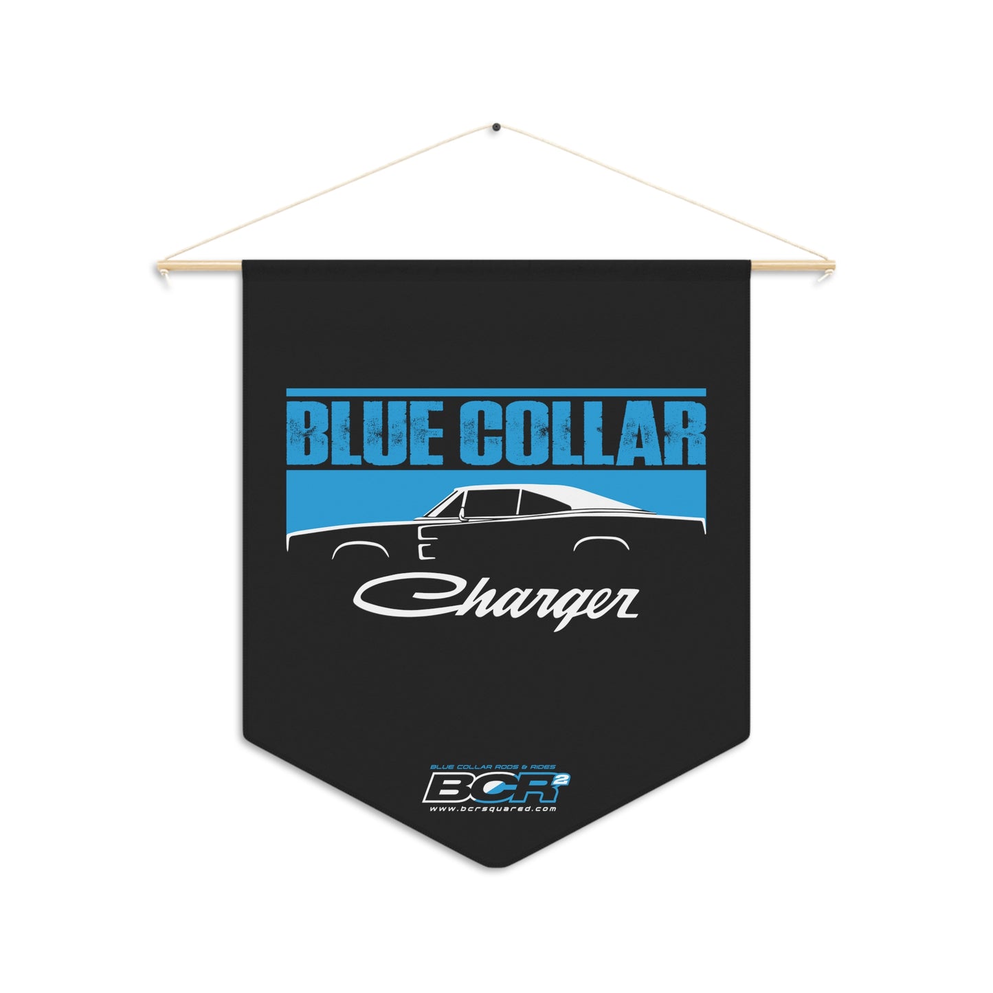 Blue Collar Charger Pennant Banner