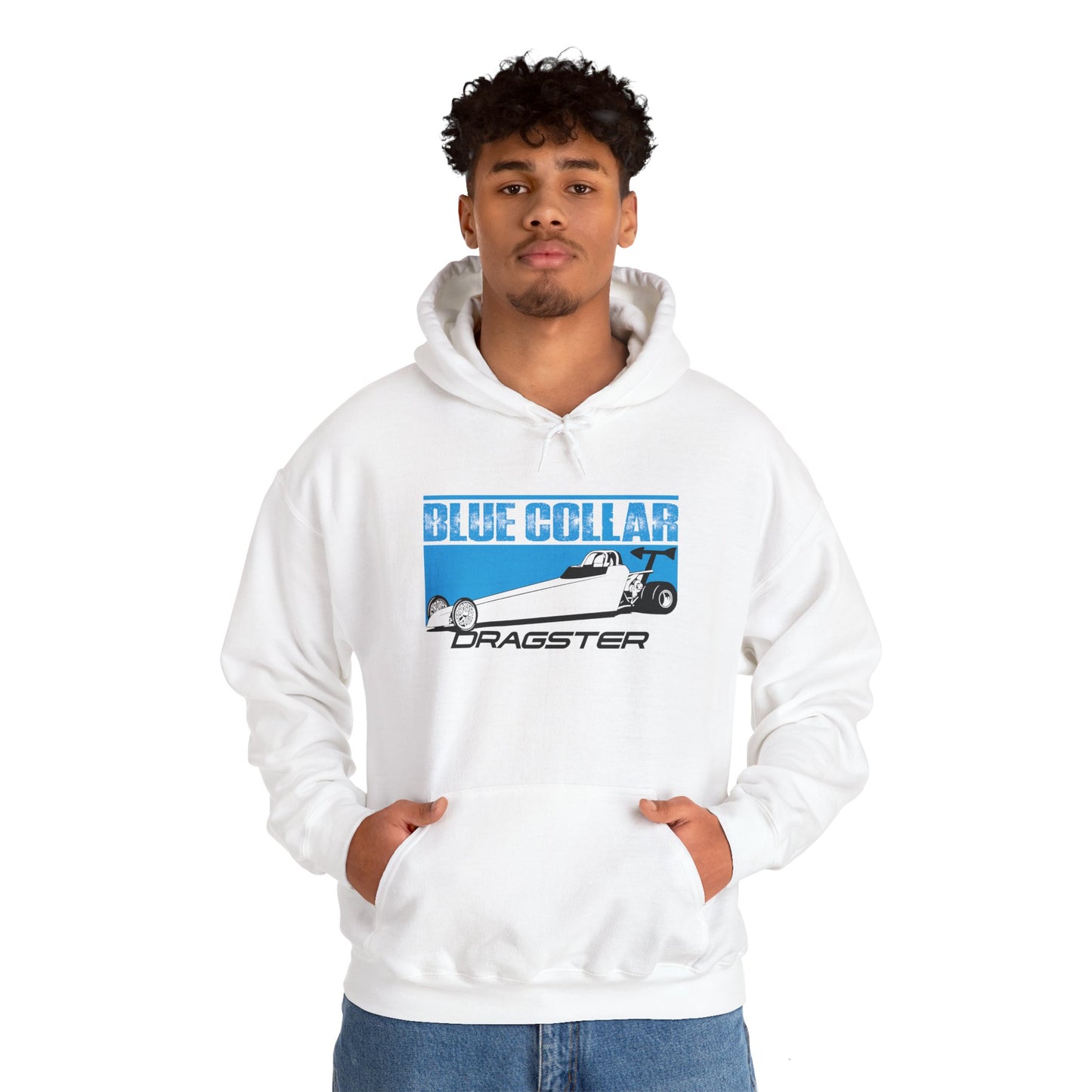 Blue Collar Dragster Hoodie