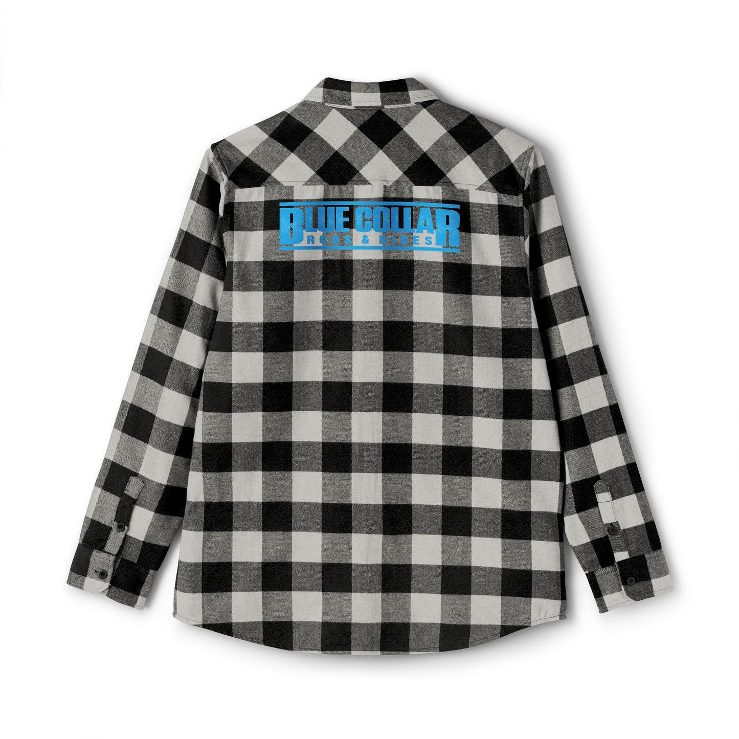 Blue Collar Block Logo Flannel Shirt