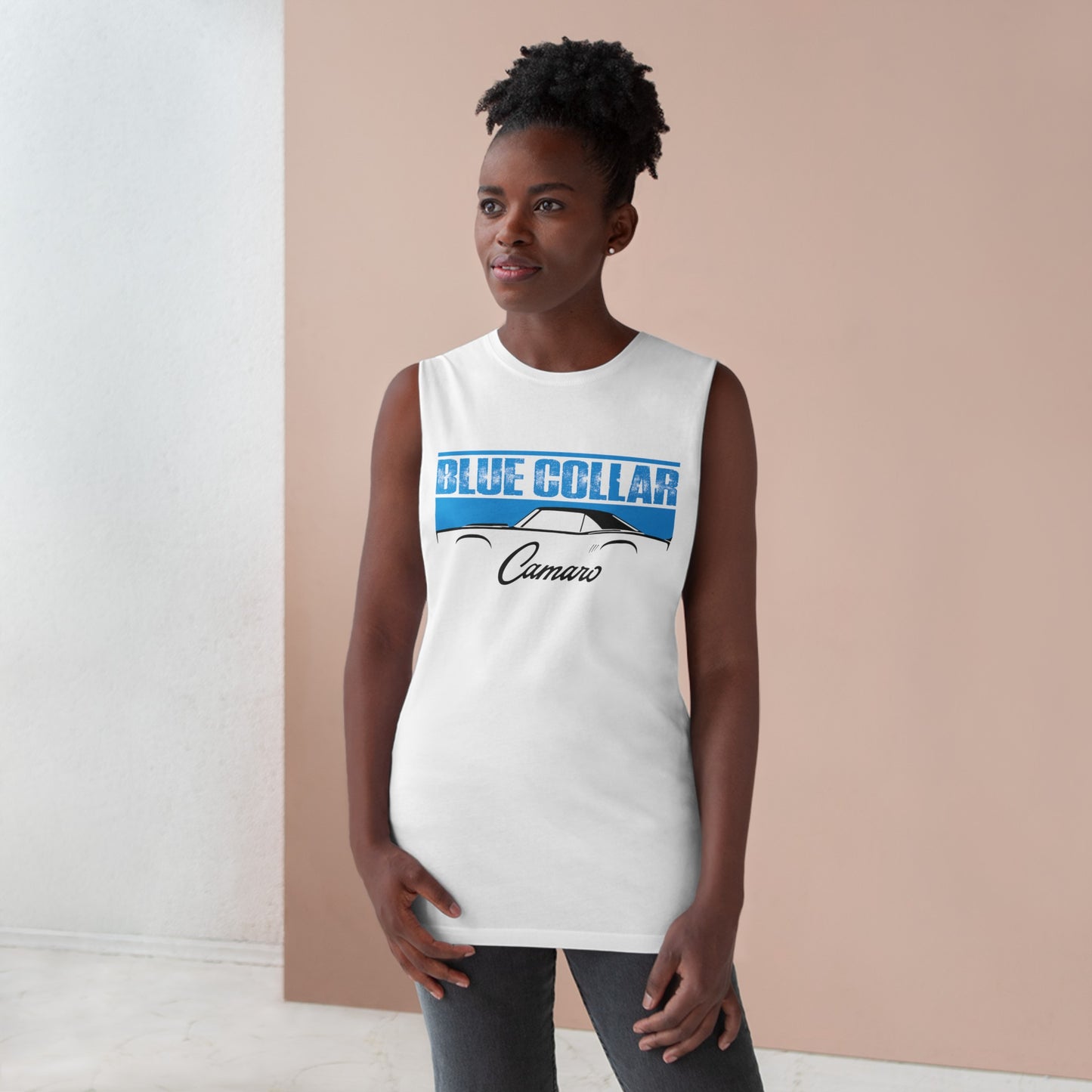 Blue Collar 1st Gen Camaro Unisex Sleeveless Tee