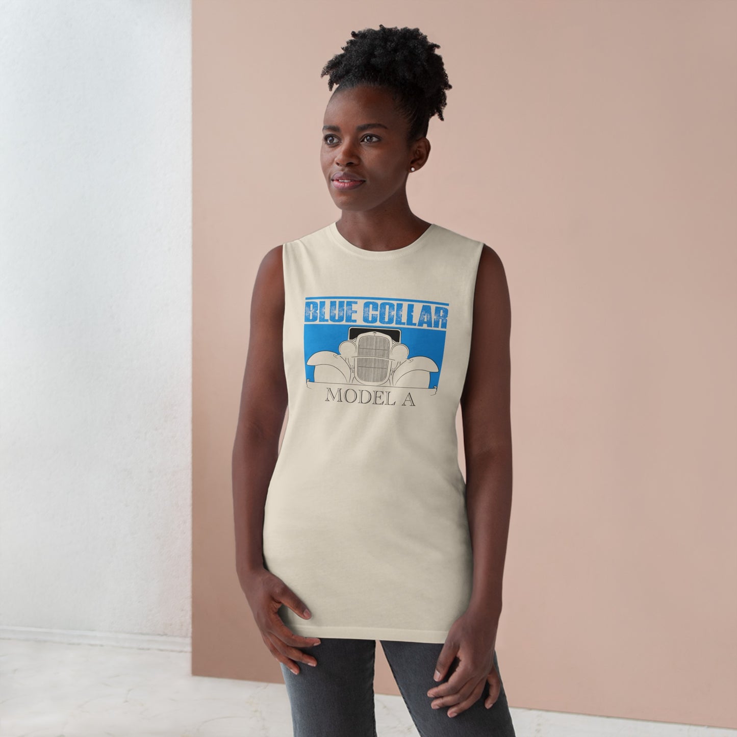 Blue Collar Model A Sleeveless Tee