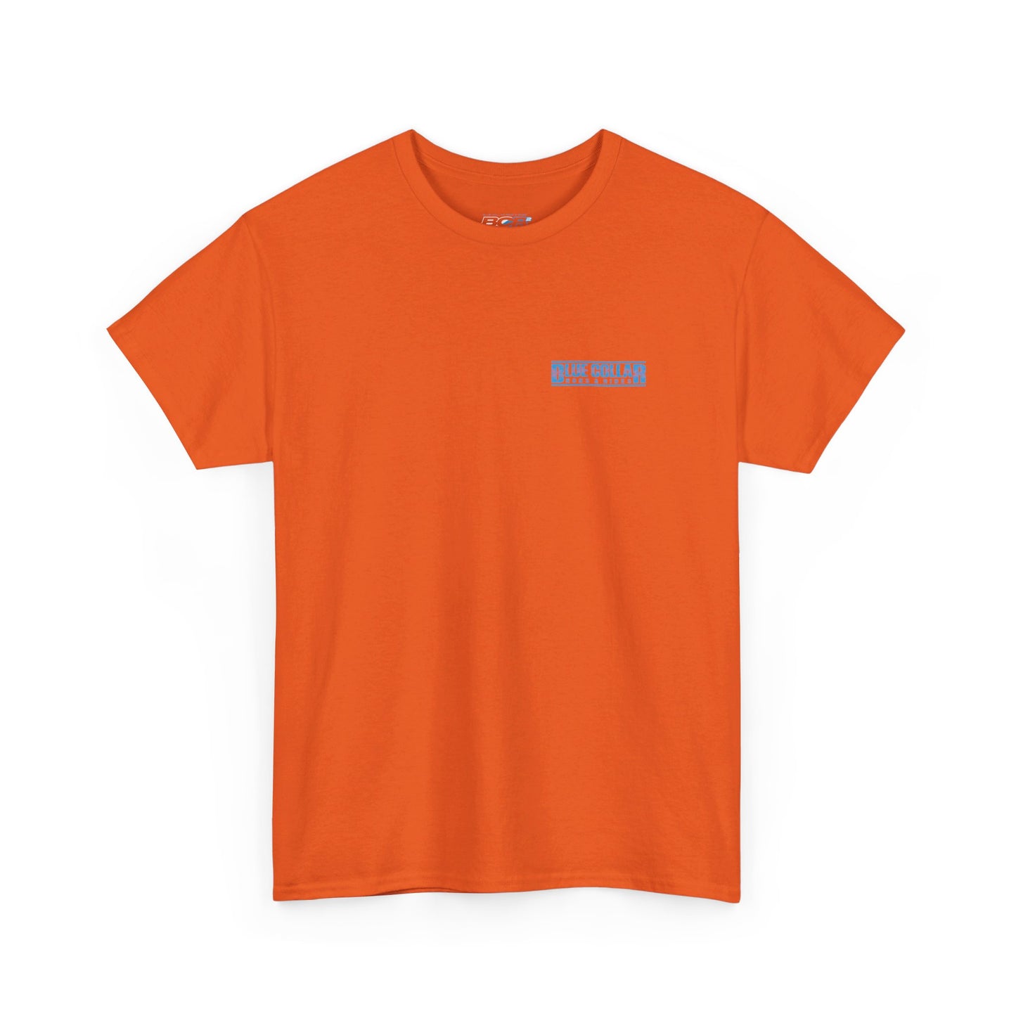 Blue Collar Block Logo Small Front Tee