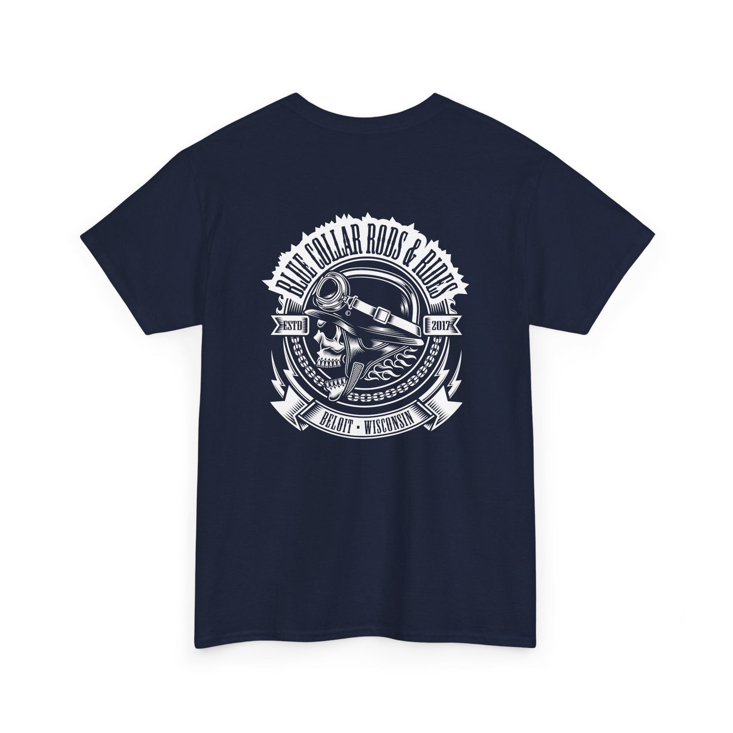 Blue Collar Skull 1 Tee