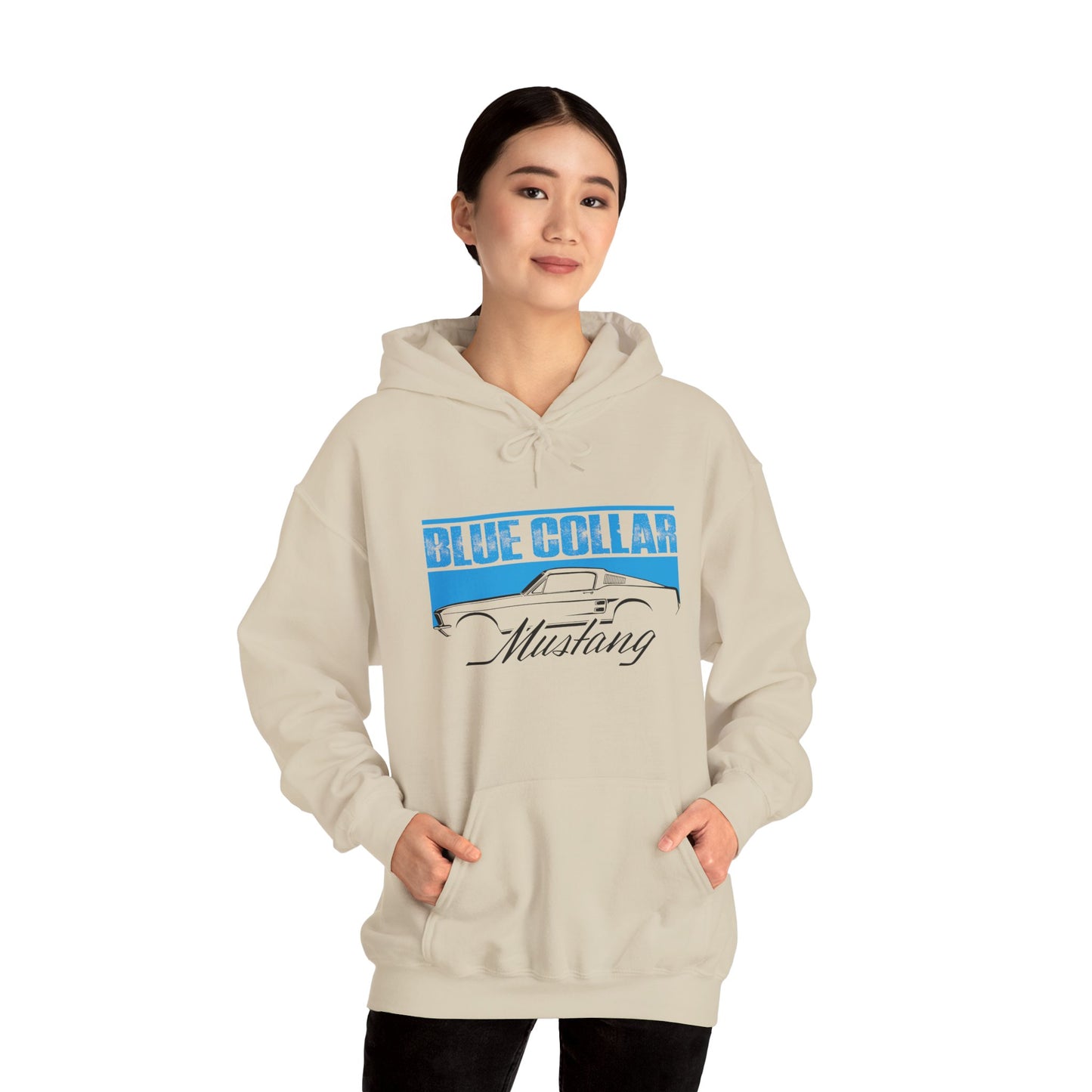 Blue Collar Mustang Hoodie