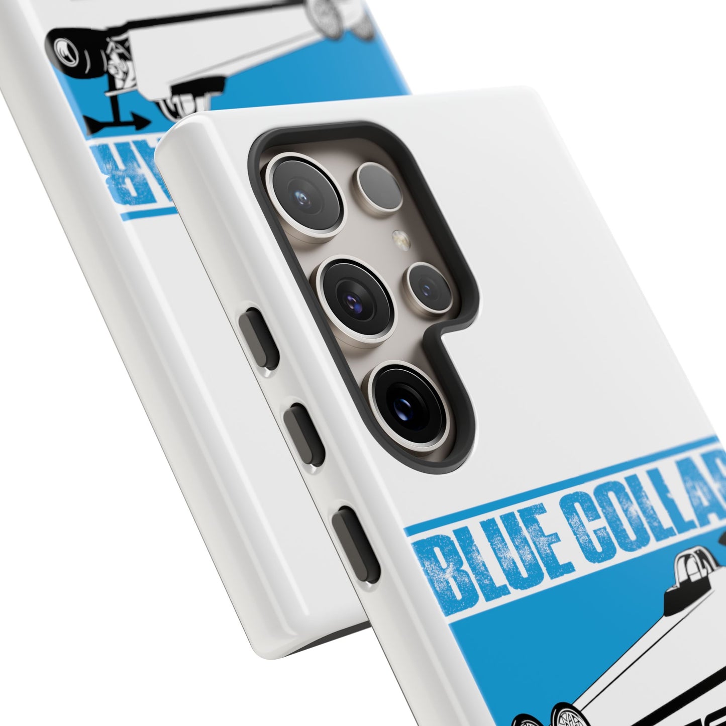 Blue Collar Dragster Phone Cases