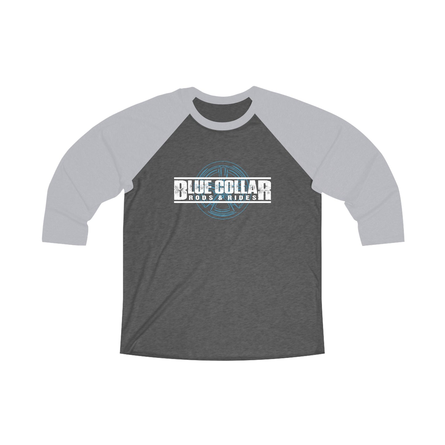 Blue Collar Wheel Raglan Tee