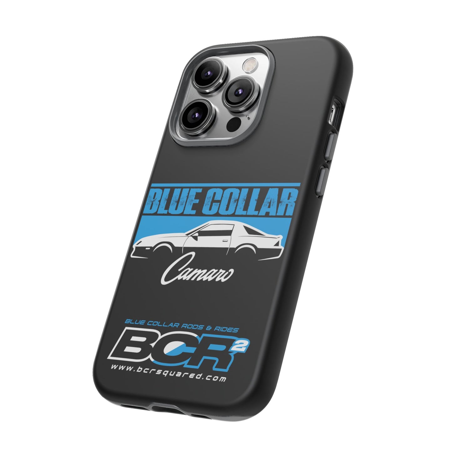 Blue Collar 3rd Gen Camaro Black Phone Cases