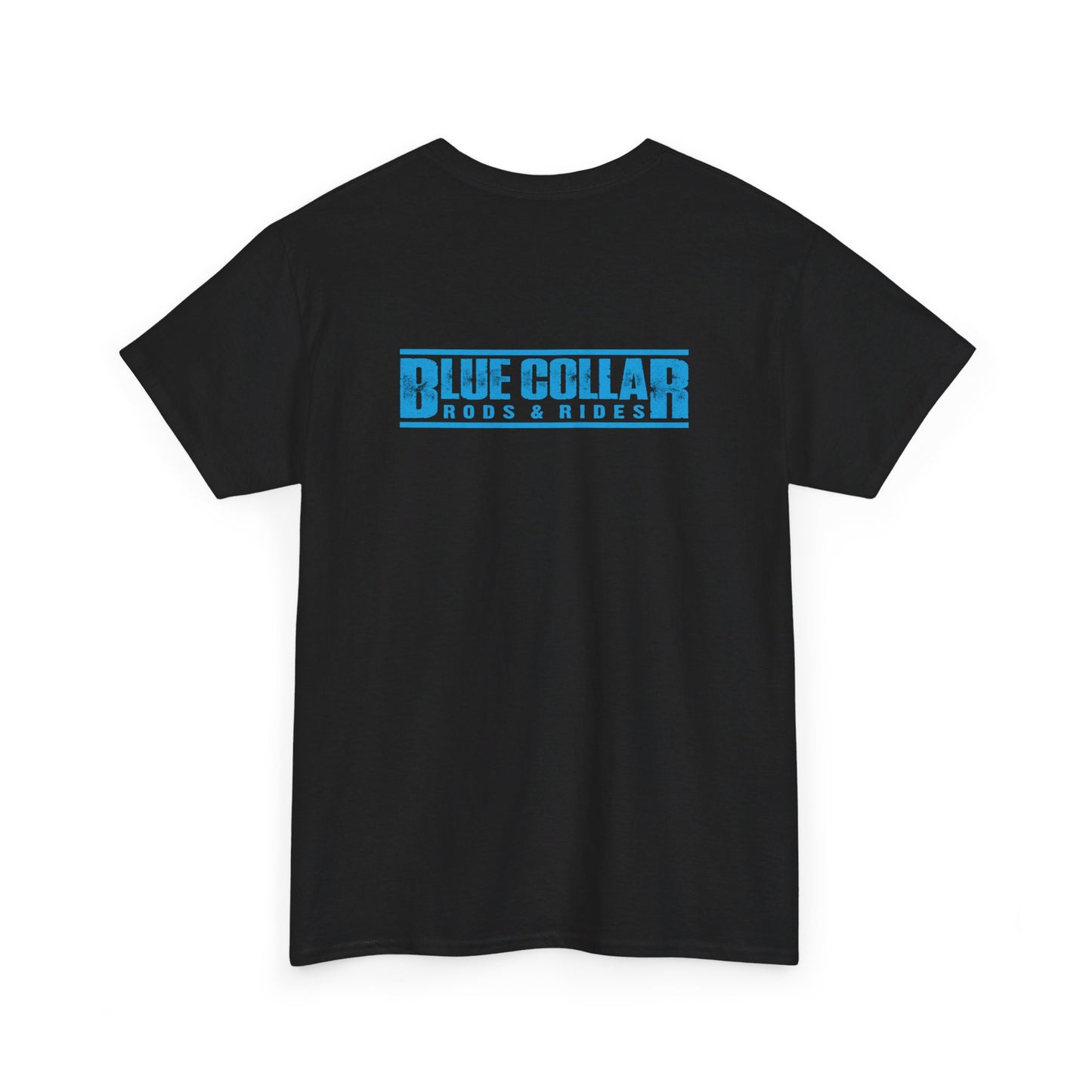 Blue Collar Block Logo Small Front Tee