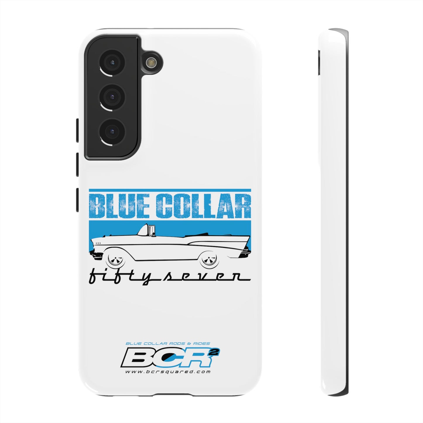 Blue Collar Fifty Seven White Phone Case