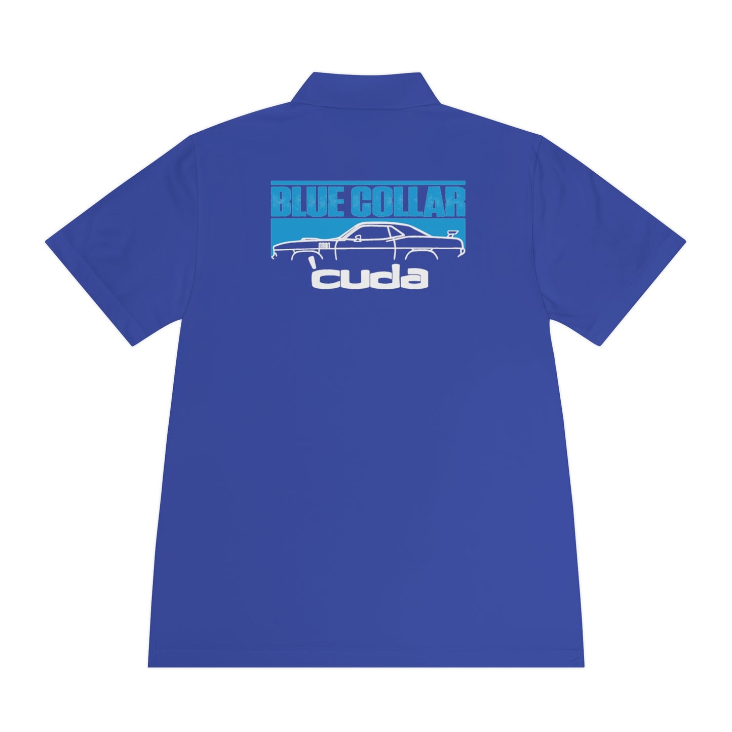 Blue Color 'Cuda  Polo Shirt