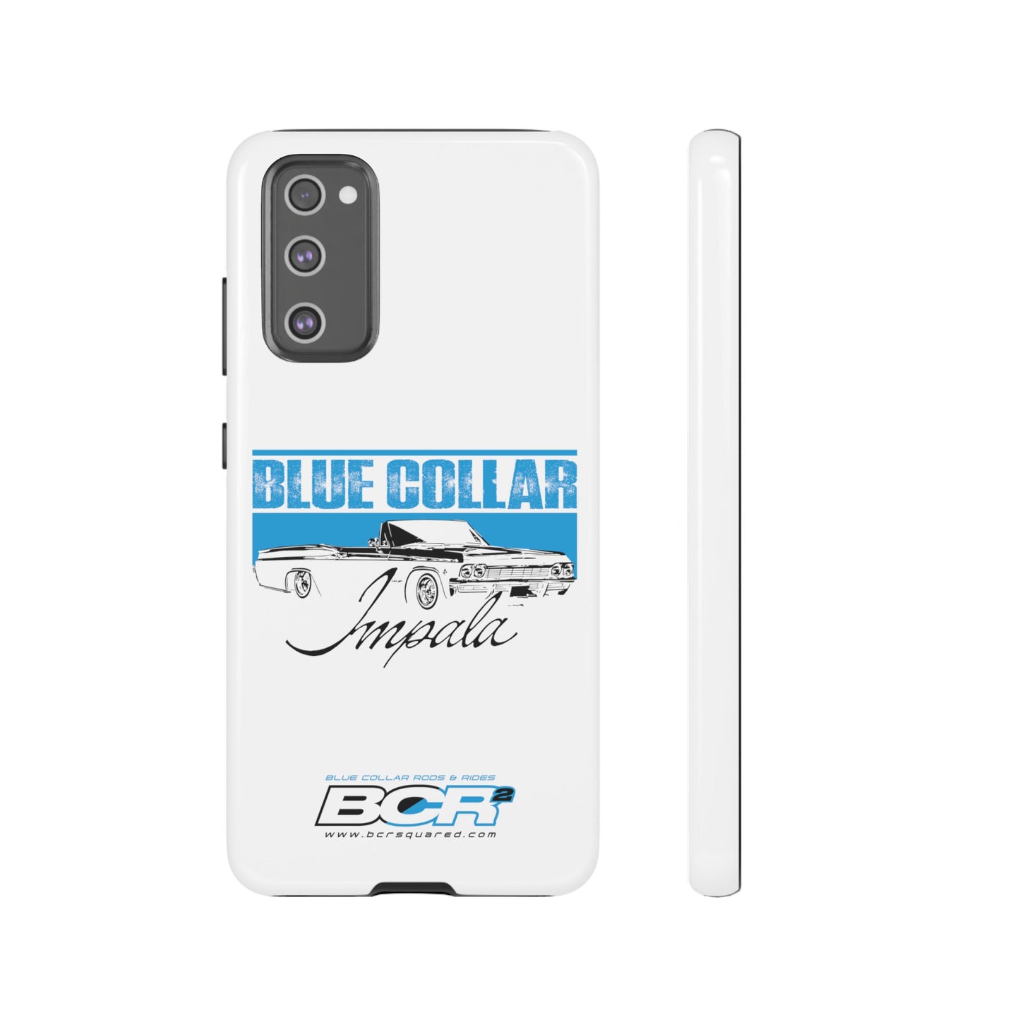 Blue Collar Impala White Phone Cases