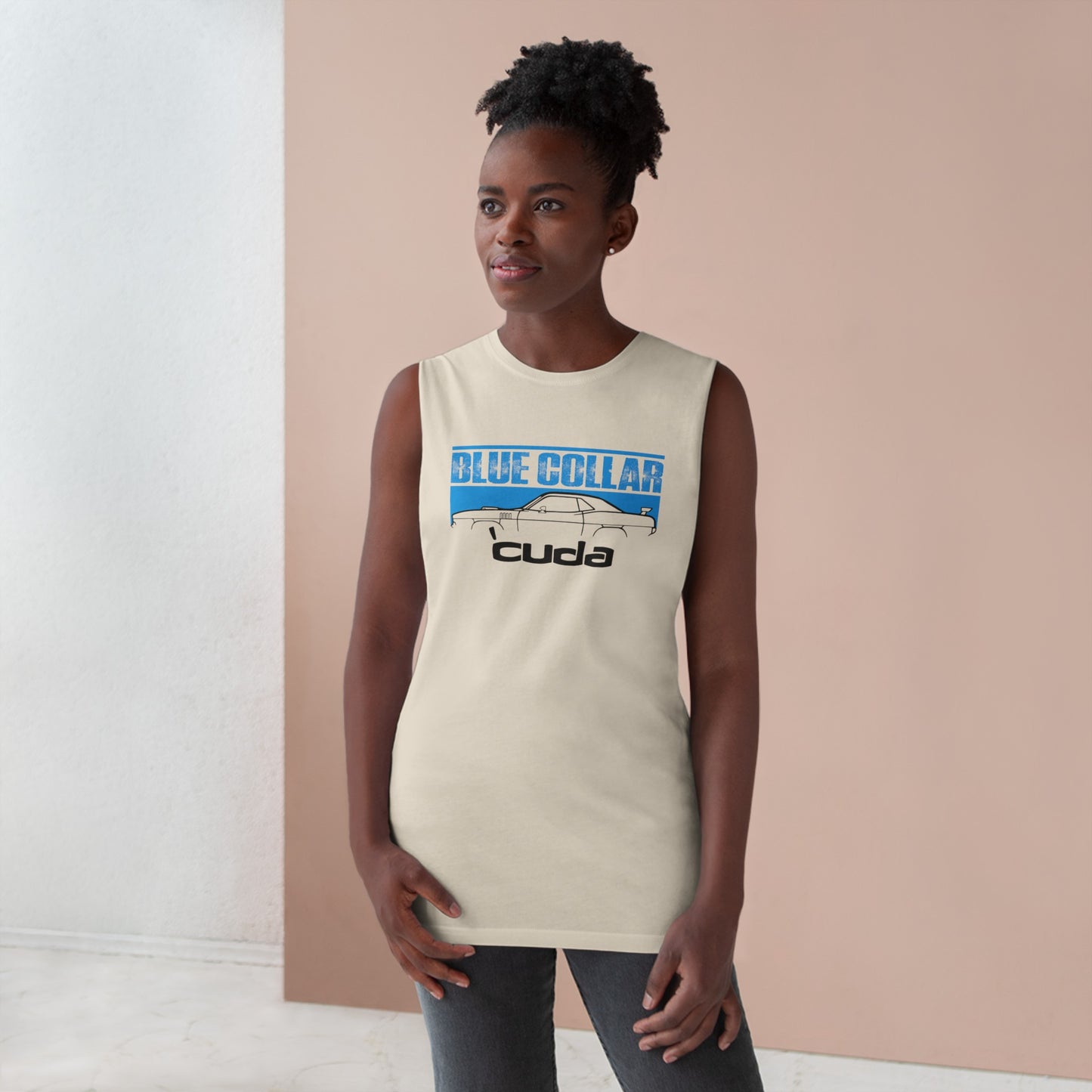 Blue Collar 'Cuda Sleeveless Tee