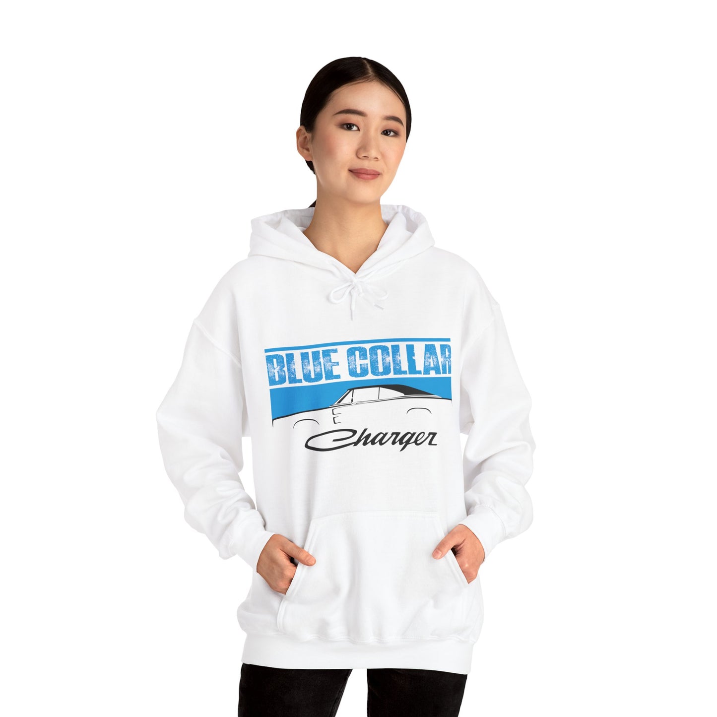 Blue Collar Charger Hoodie