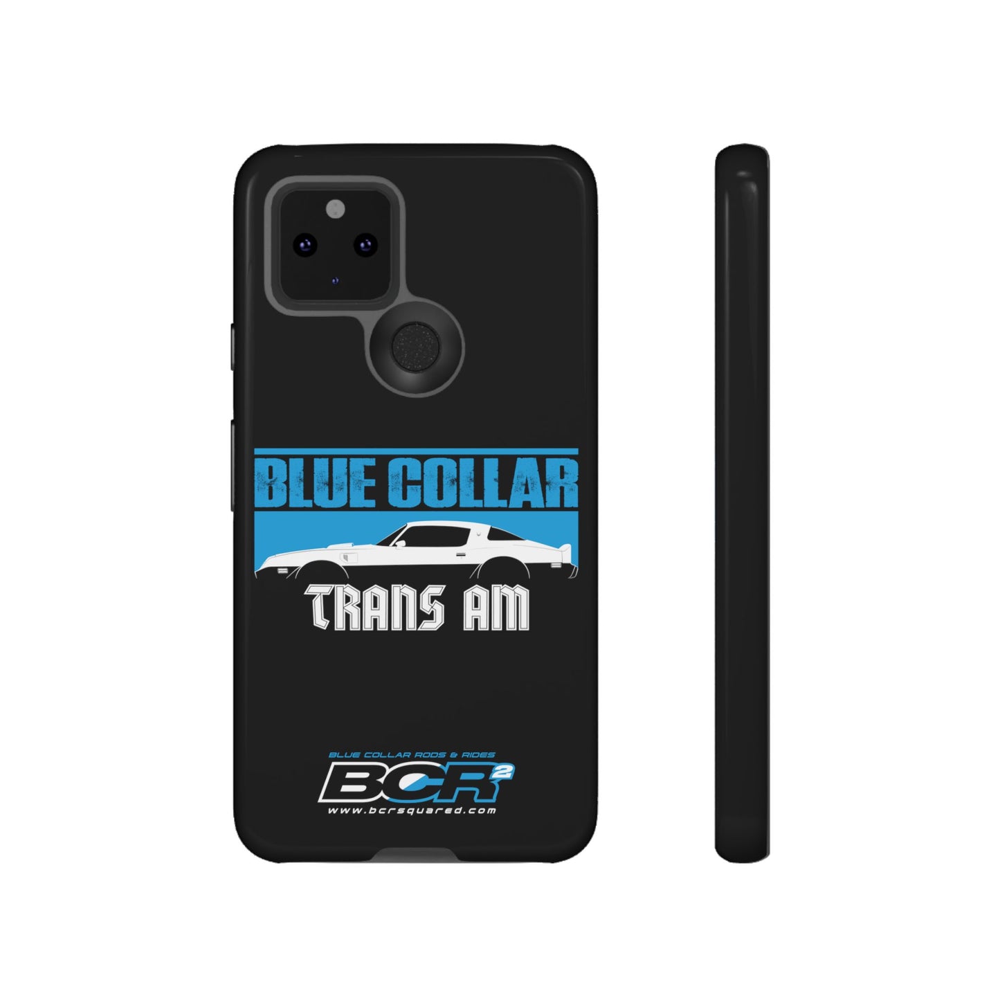 Blue Collar Black Phone Case