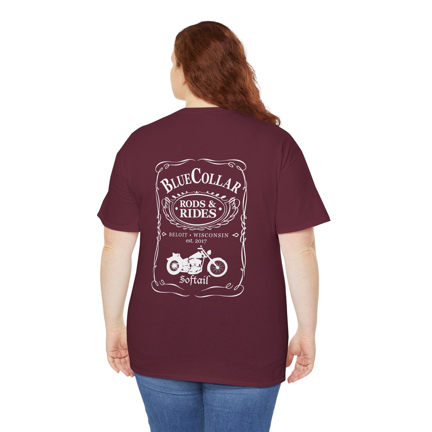 Blue Collar Softail JD Tee