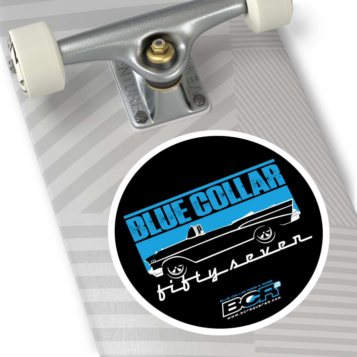 Blue Collar Fifty Seven Sticker