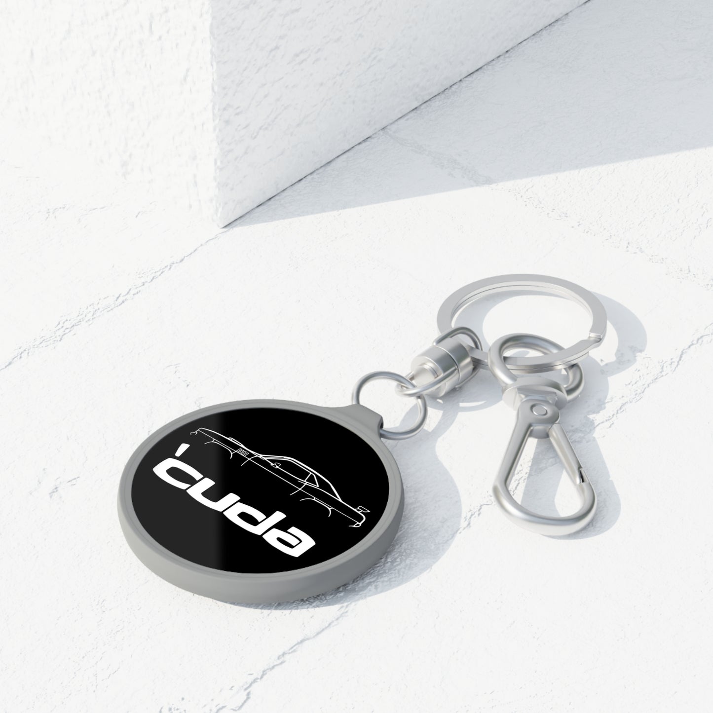 'Cuda Keychain Black