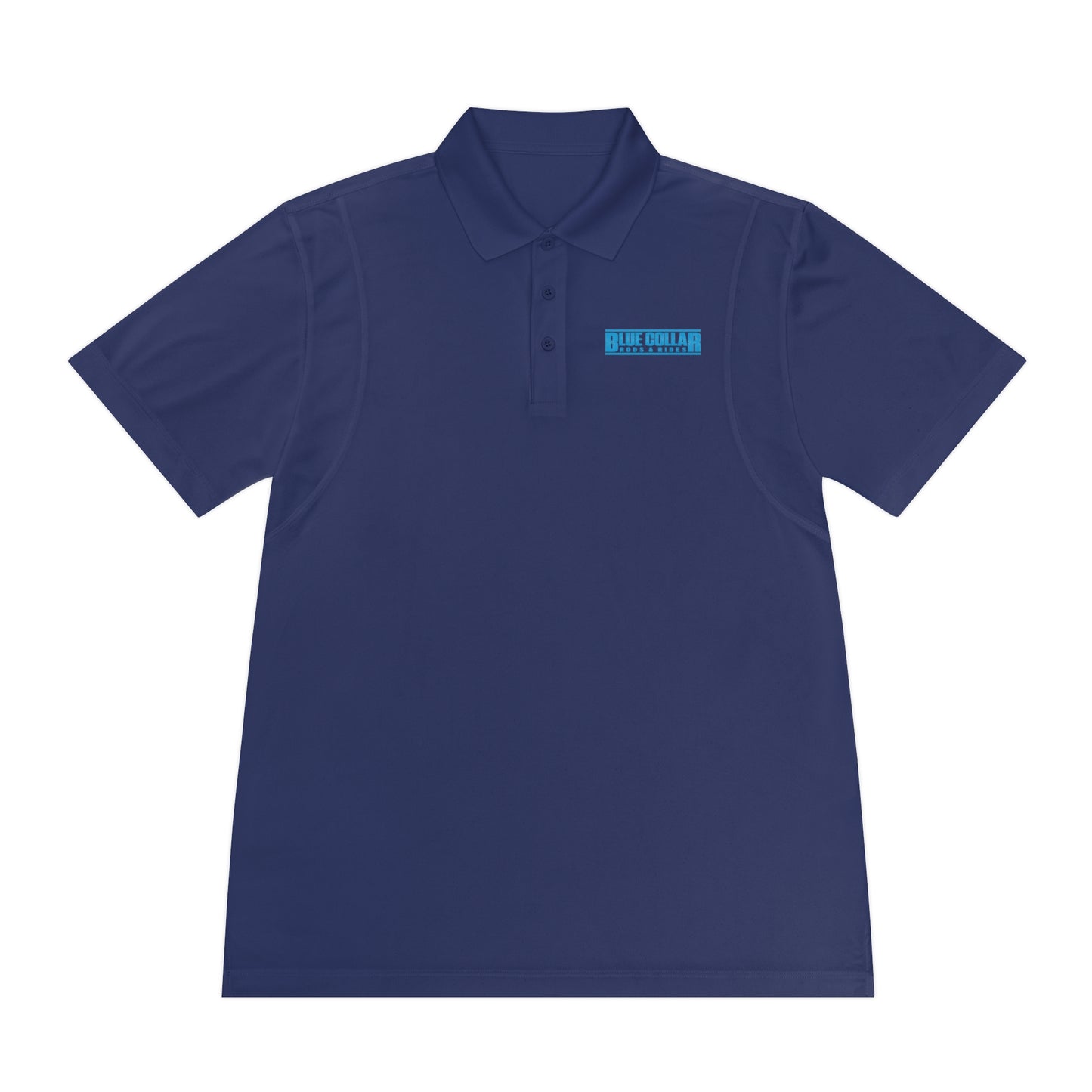 Blue Collar Block Logo Polo Shirt