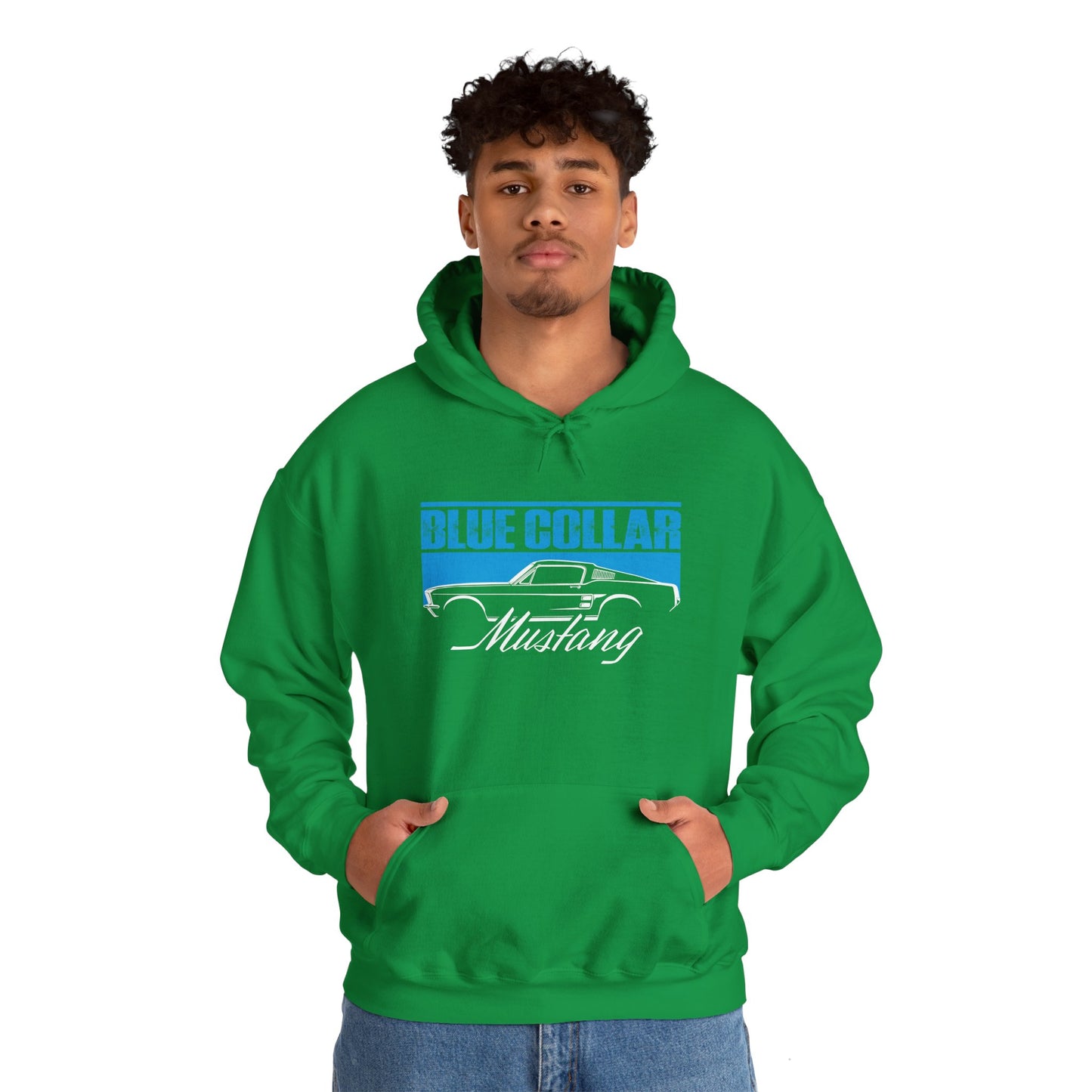 Blue Collar Mustang Hoodie