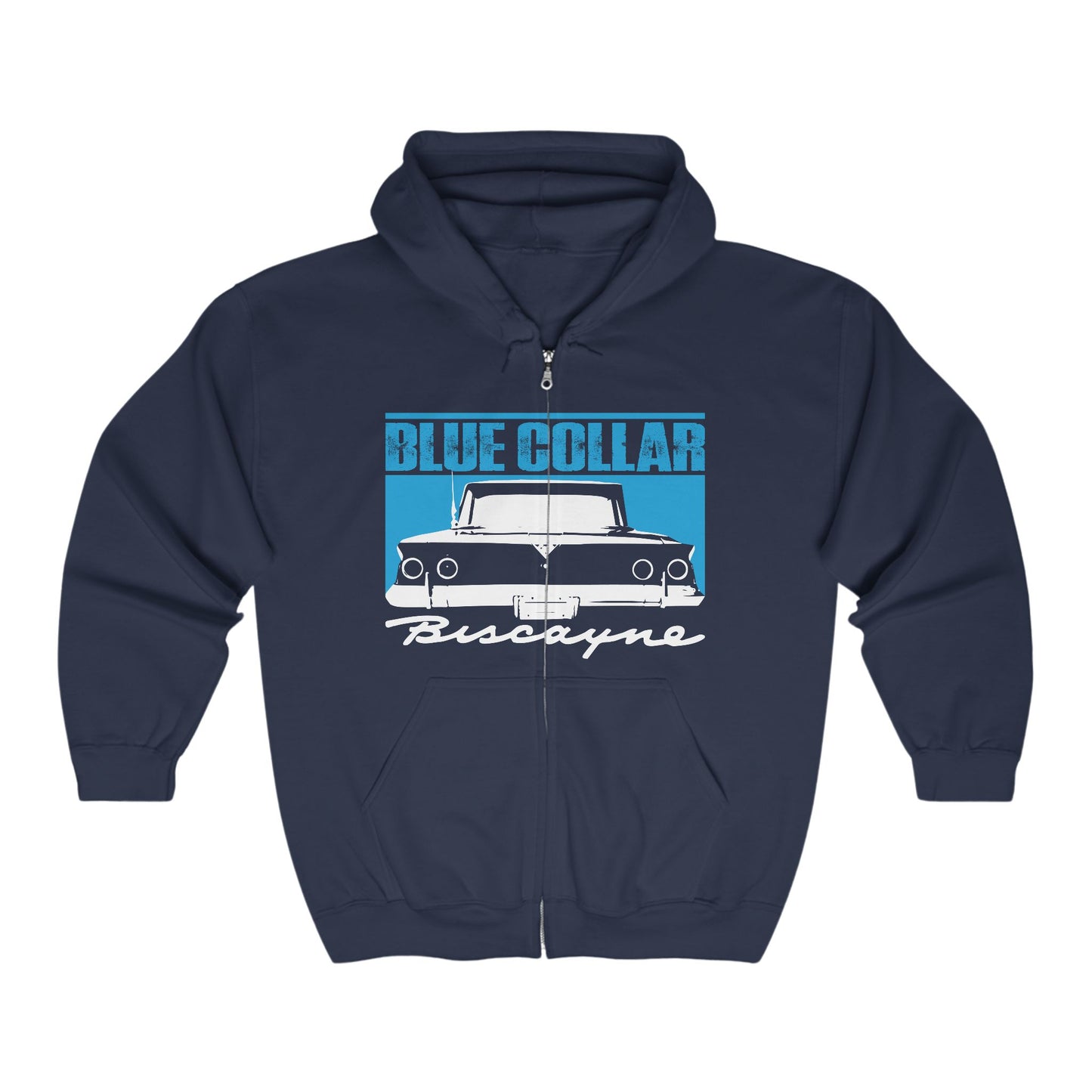 Blue Collar Biscayne Zip up hoodie