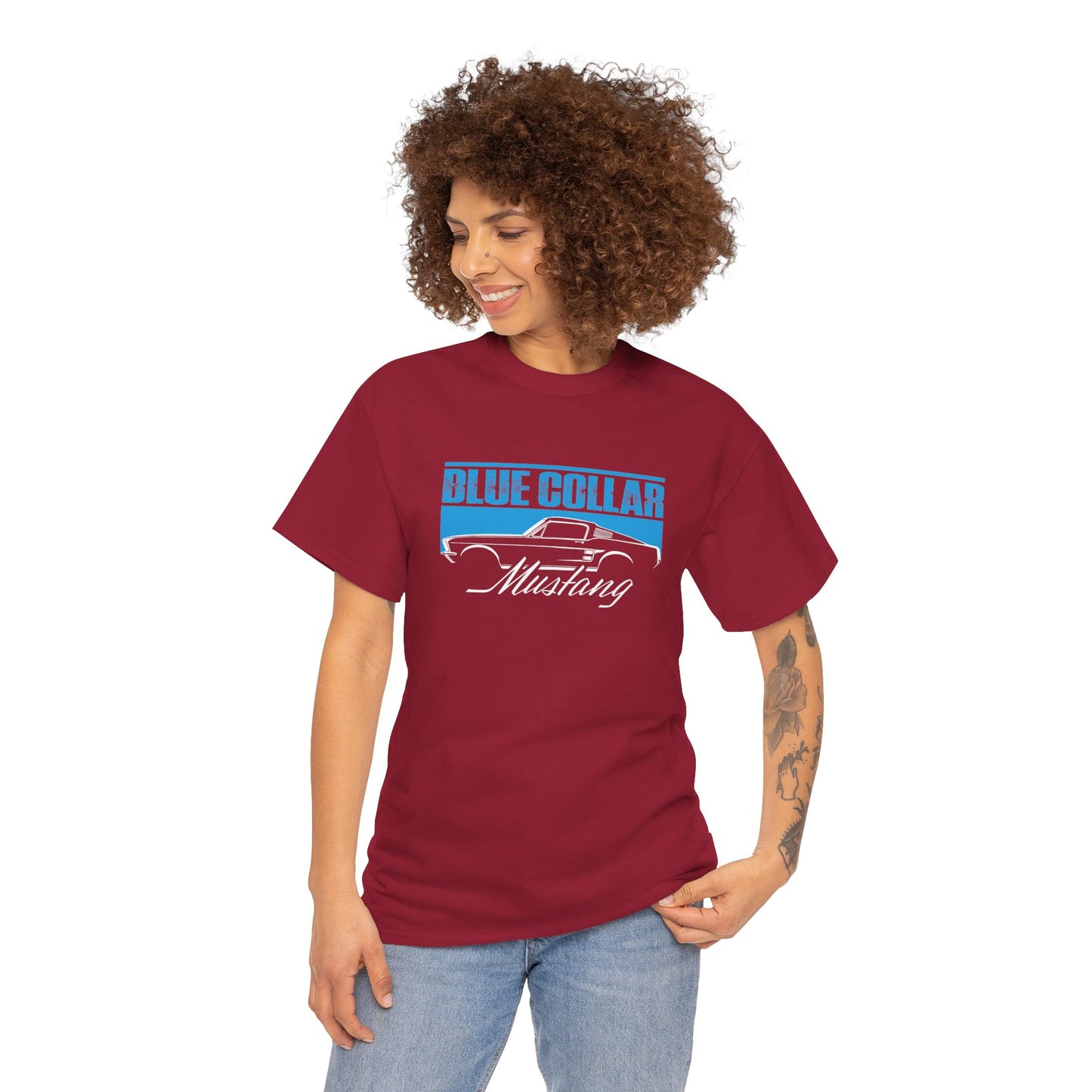 Blue Collar Mustang Tee