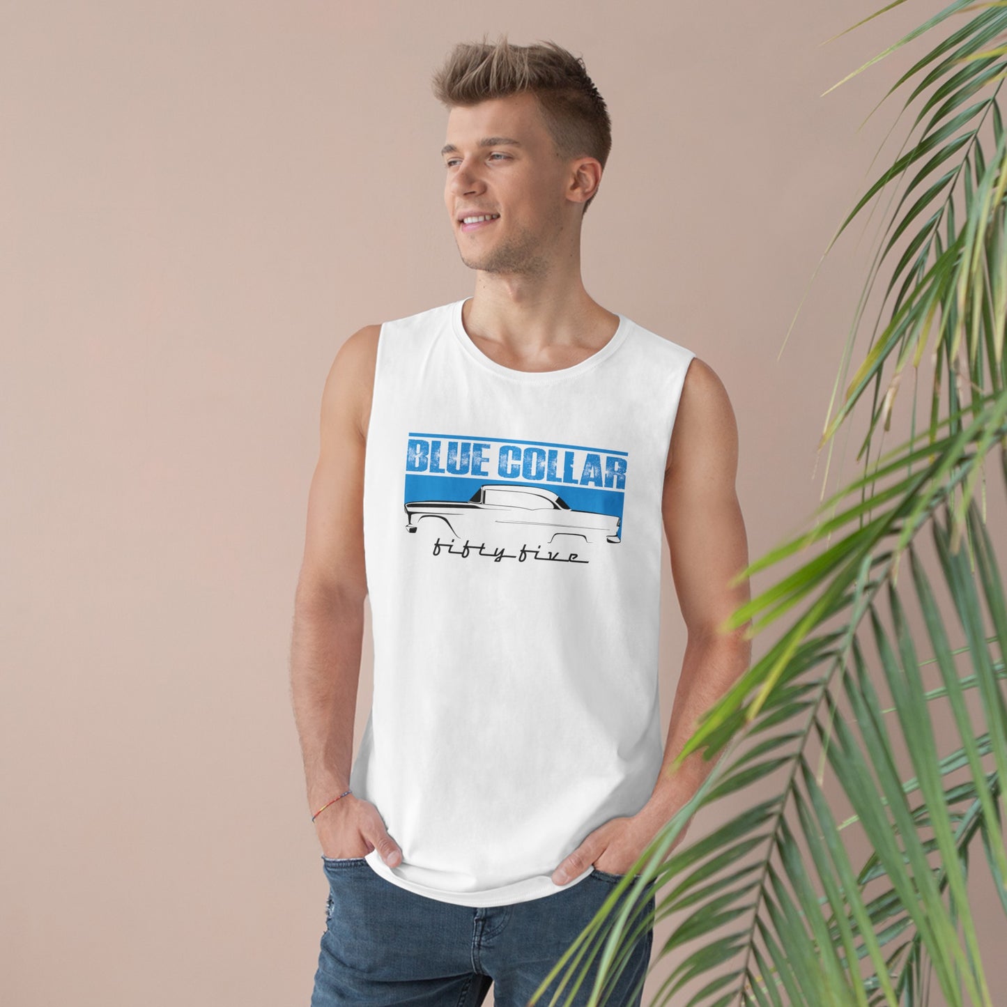 Blue Collar Fifty Five Sleeveless Tee