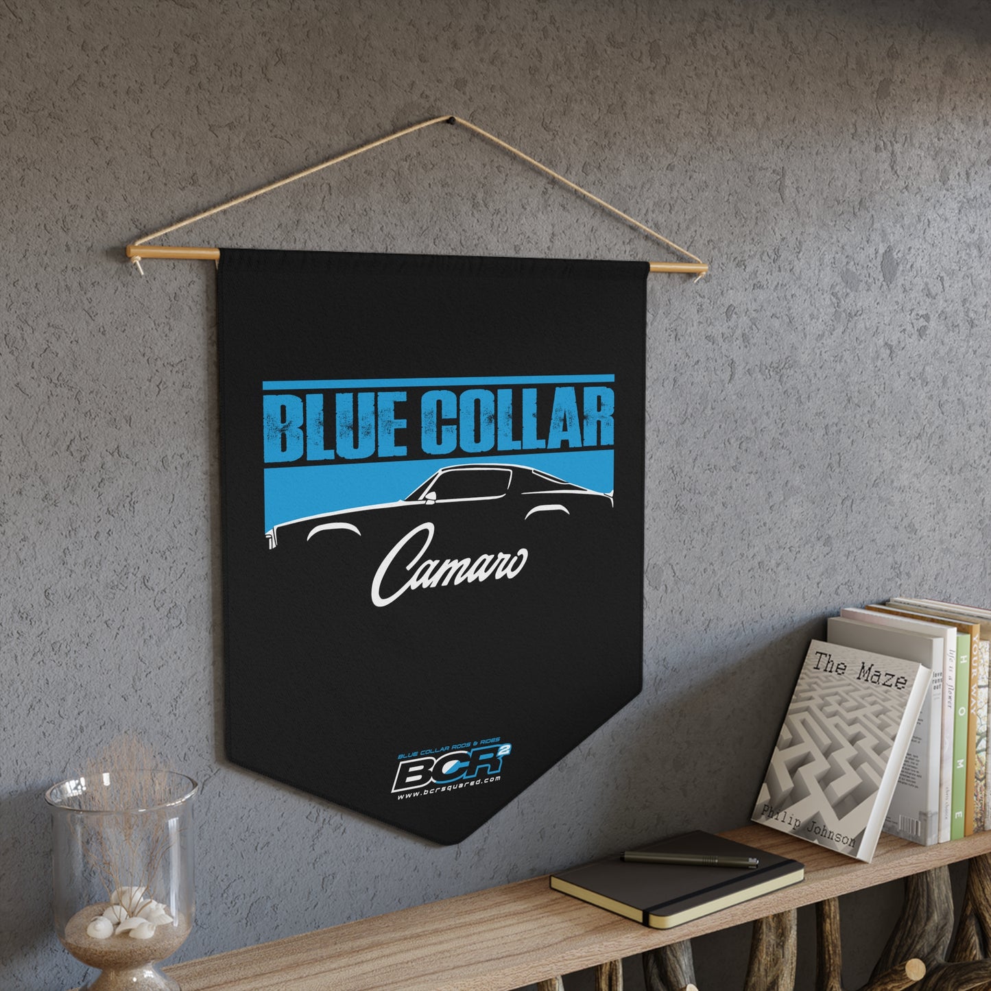 Blue Collar 2nd Gen Camaro Pennant Banner