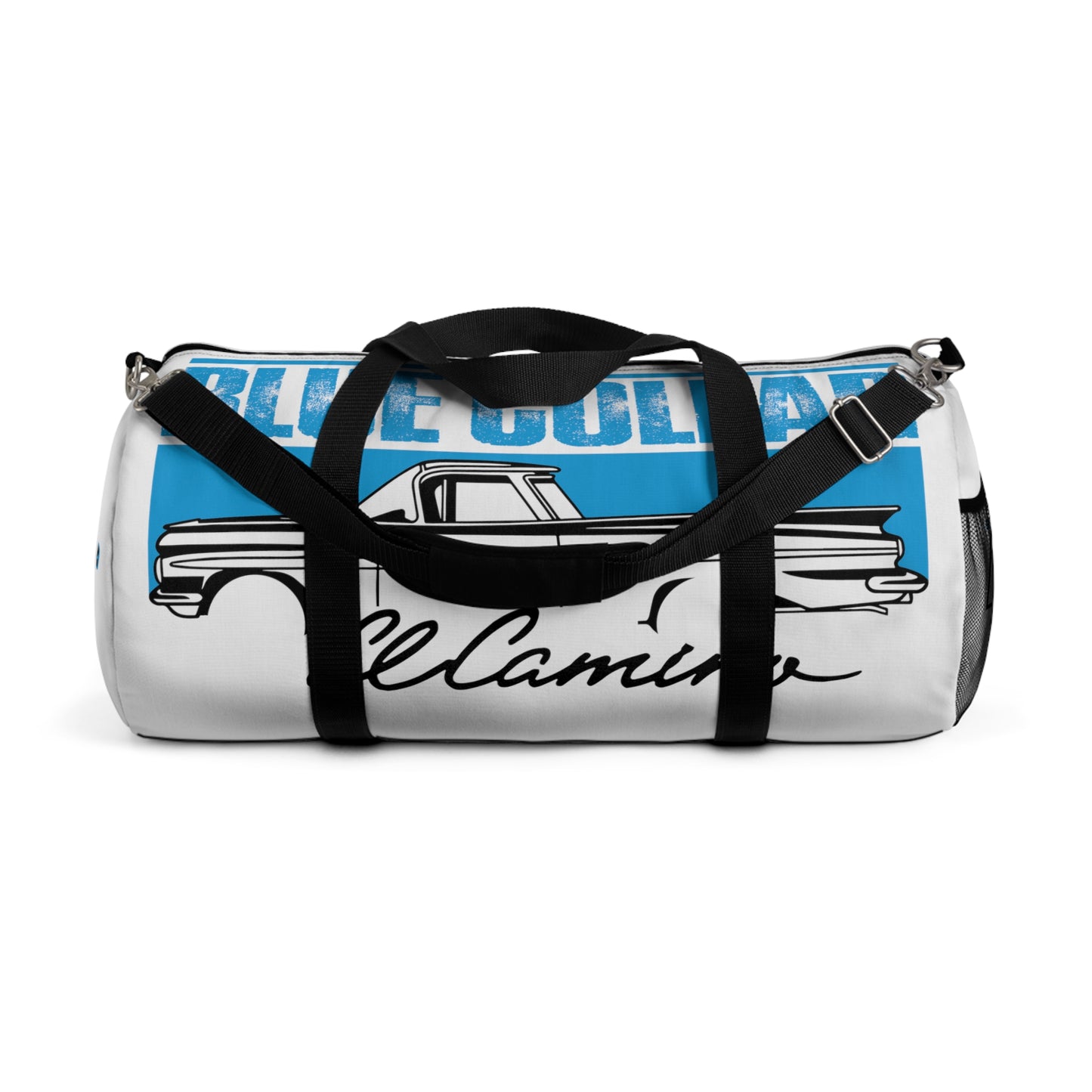 Blue Collar El Camino White Duffel Bag